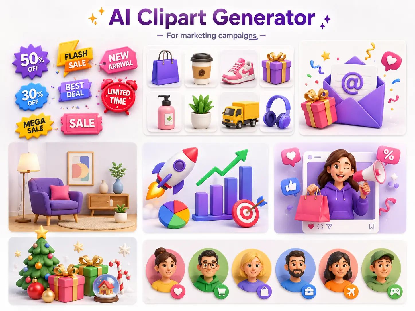 AI Clipart Generator designers sample