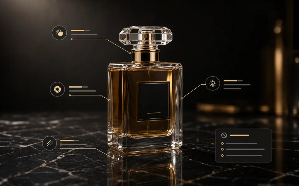 Grok Imagine Image Prompt product anatomy illustration