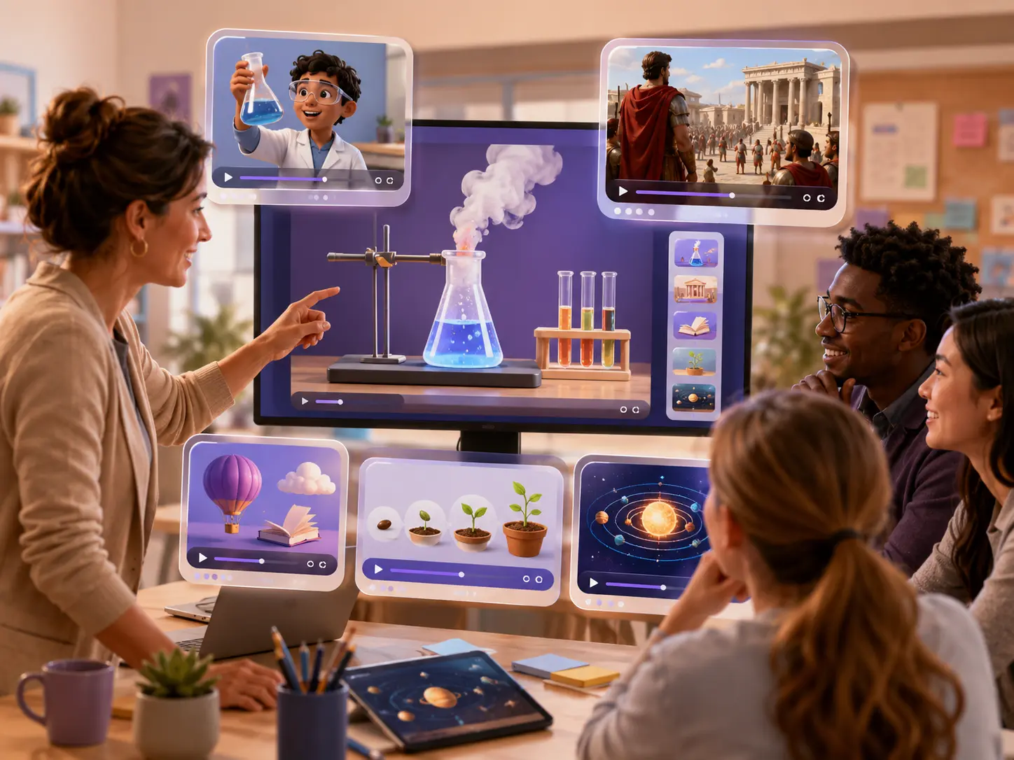 Grok Imagine Video 1.5 education sample