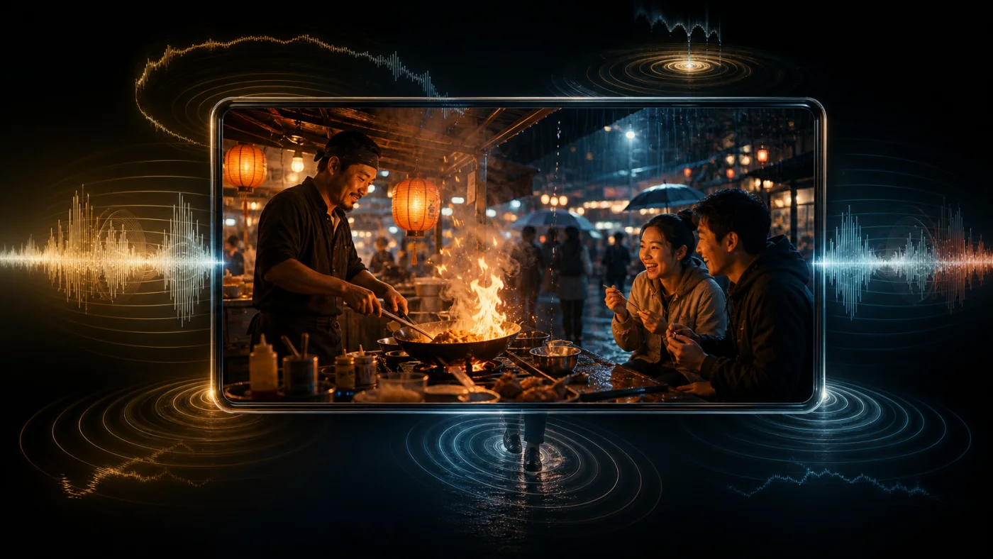 MiniMax H3 synchronizes visual motion with spatial audio, dialogue, and atmospheric sound